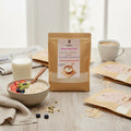Barhana Whole Oats flour - Stoneground Organic Coarse oats flour for healthy eating and baking